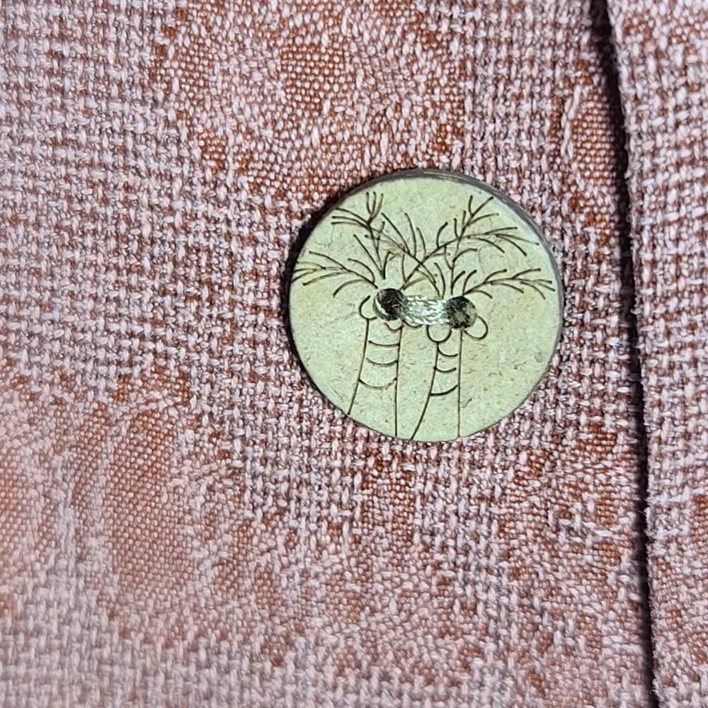 Big Dogs Salmon Silk Resort Wear Shirt XL - Picture 4 of 7